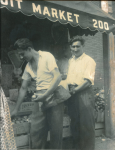 Zoli and his cousin Lesle Zimmerman around 1953